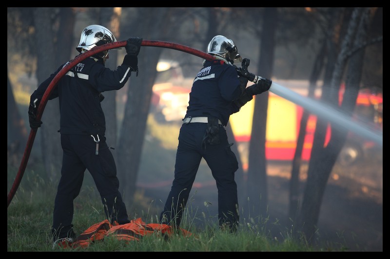 Feu de végétation - savine - marseille - M. Baudis BMPM