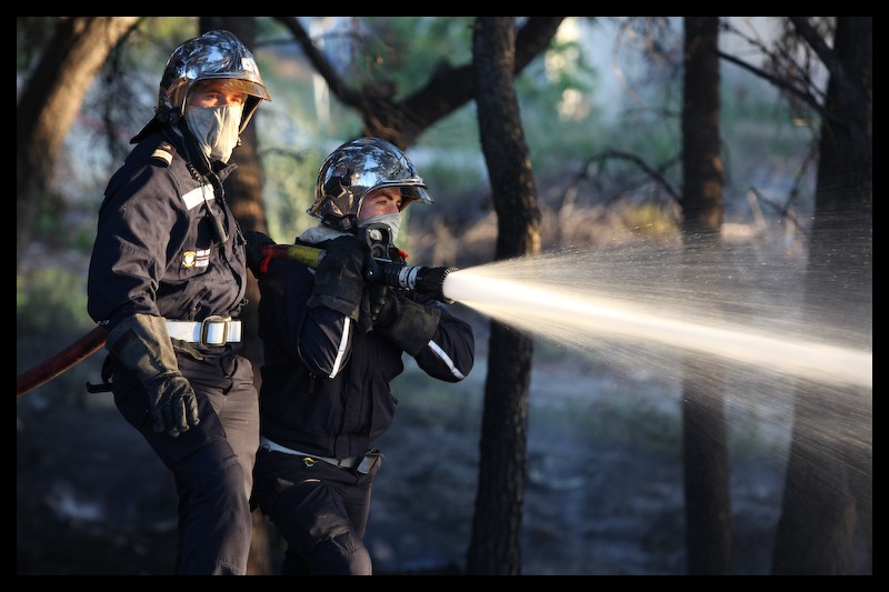 Feu de végétation - savine - marseille - M. Baudis BMPM