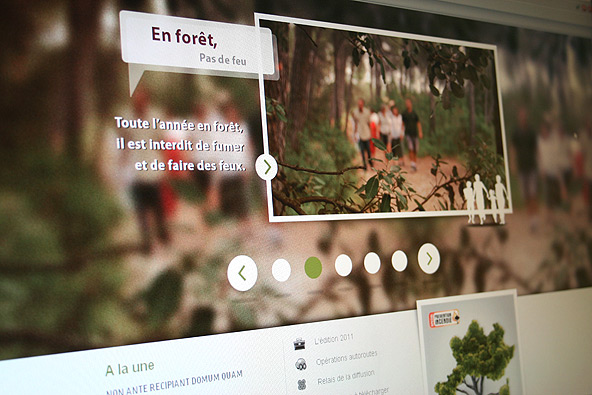 Lancement du site internet sur la prévention des incendies de forêt