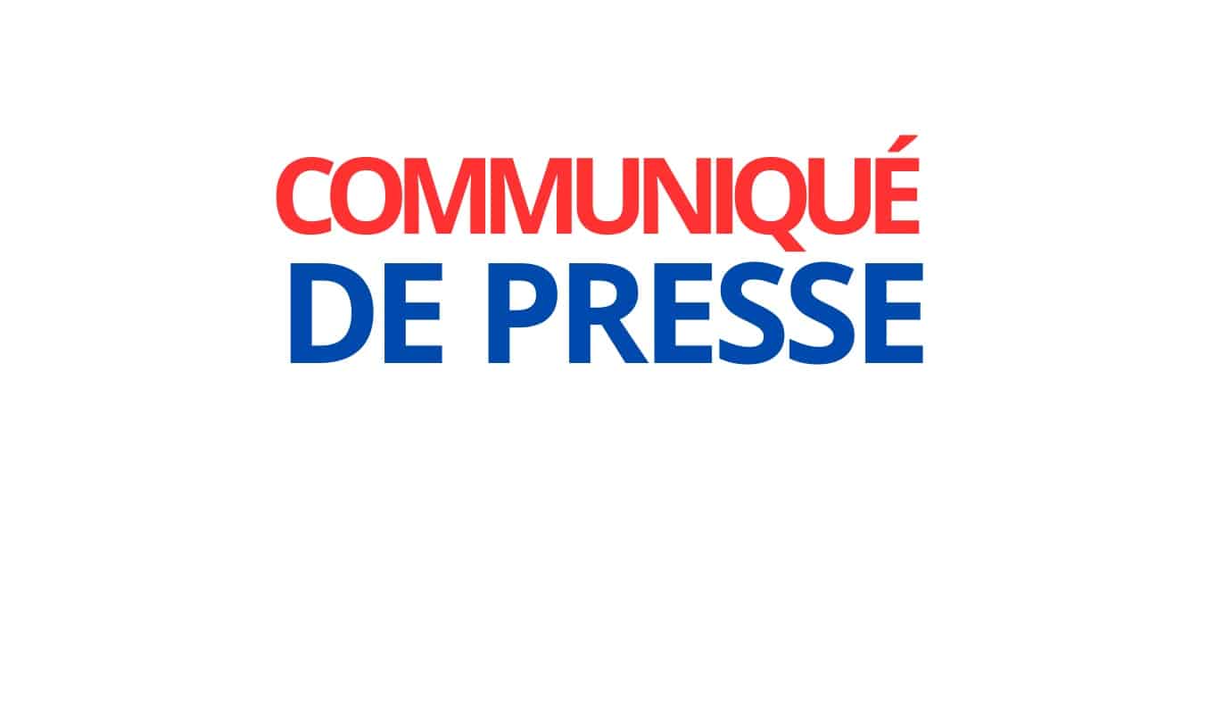 Communiqué de presse