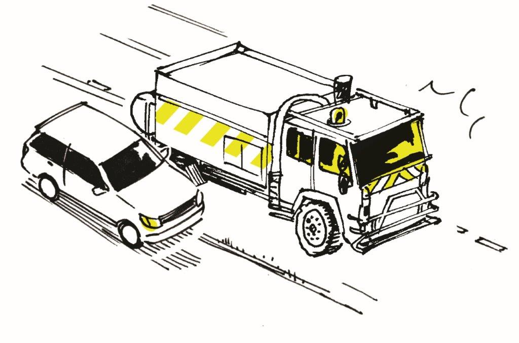 Illustration d'un camion de pompier