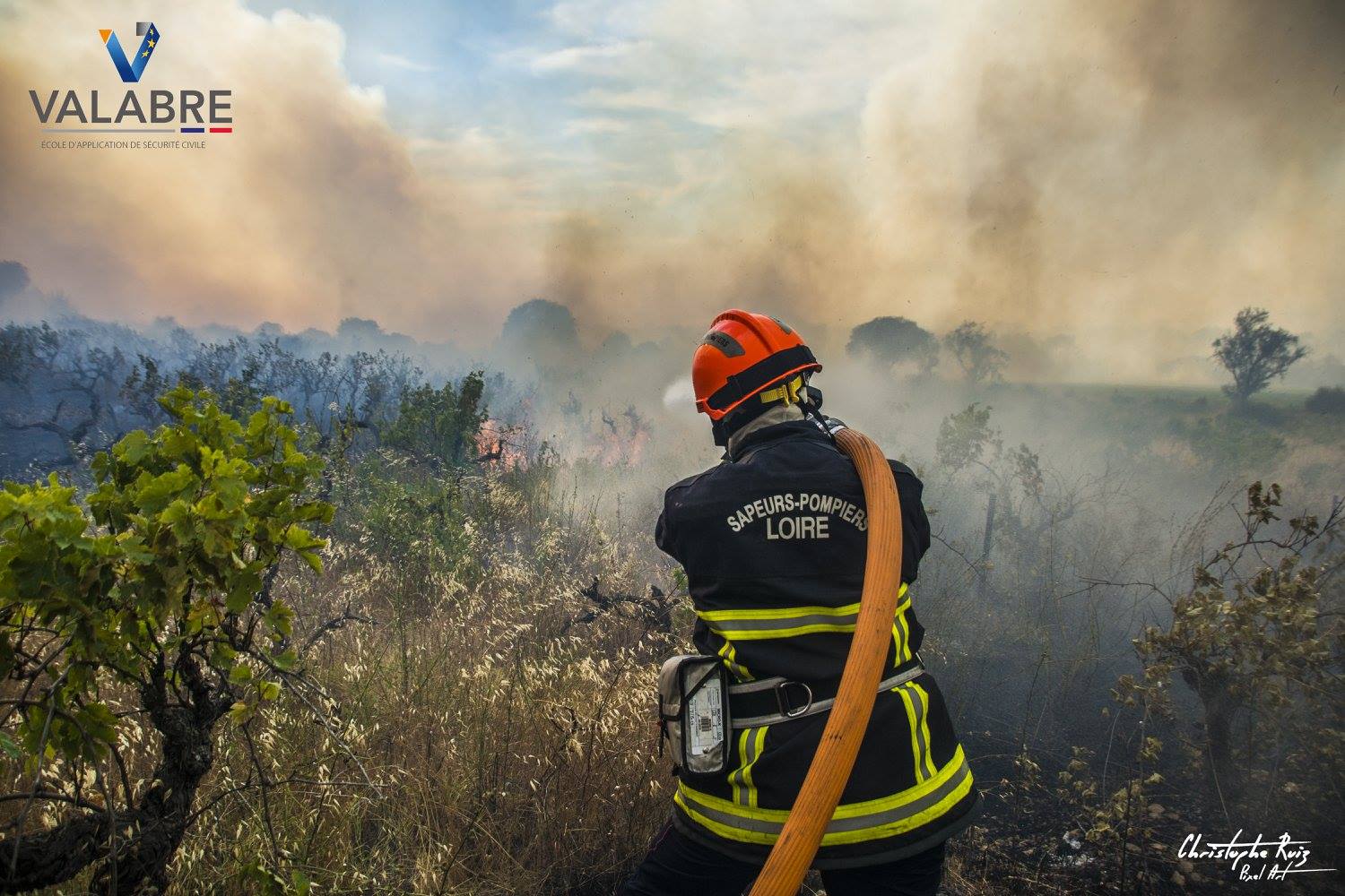 Incendie de Saint-Cannat (15/07/2017). Photo: Christophe Ruiz