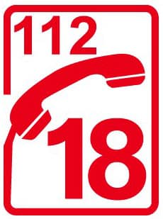Alerter pompier 18 ou 112